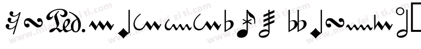 NotaBeneW03 XBold字体转换